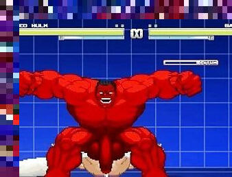 Red Hulk fucks Ryu