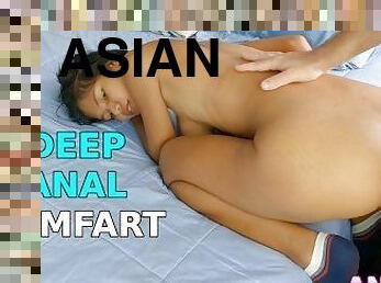 Deep Anal for Cute Asian Teen with Socks
