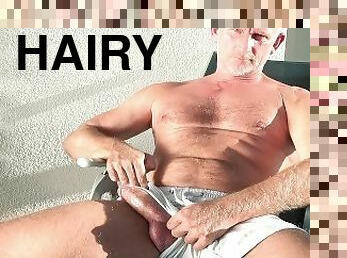 papa, poilue, mature, énorme-bite, gay, européenne, euro, solo, pappounet, musclé