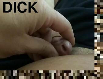 Playing with soft little dick