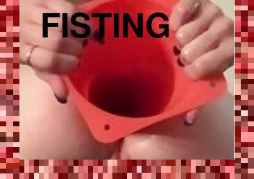 fisting, chatte-pussy, giclée, amateur, ados, rousse, blonde, petite, fétiche, solo