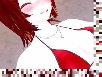 Giantess Bikini Vore - (MMD Animation)