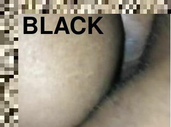 Creamy black teen riding bbc