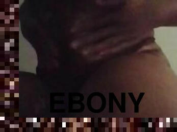 Thick ebony with sexy boobs