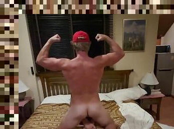 Hot alpha fucks Asian babe with MAGA hat on