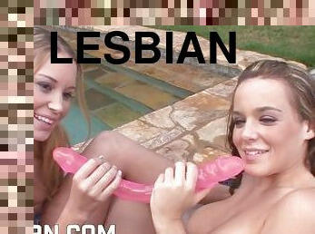 בחוץ, חובבן, לסבית-lesbian, נוער, צעצוע, הארדקור, לעשות-עם-האצבע, כפול, בלונדיני, דילדו