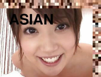 Big eyes Asian beauty is a star in a POV fuck scene