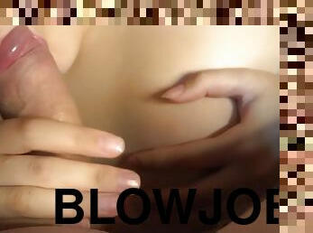 Very Slobbery Homemade Blowjob With An Ending On The Stomach