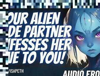 Your alien trade partner confesses her love to you! [sci fi] [40k inspired] [blowjob] [erotica]