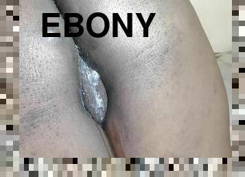 Fat ebony chick dicked by white dude and creampie