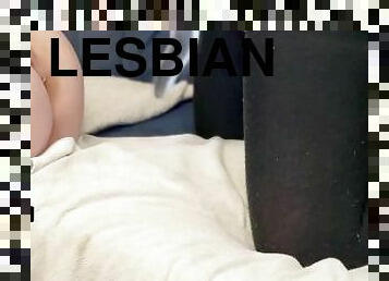 שעירי, כוס-pussy, סטראפ-און, חובבן, חתיכות, לסבית-lesbian, זוג, נשיקות, חרמןנית, בלונדיני