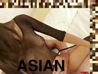 ZVIDZ - Mysterious Petite Asian Blows Dick Before Hard Sex