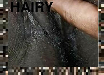 Succin wet hairy bbw pussy