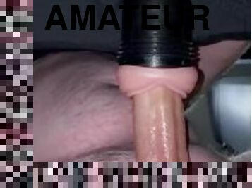 Fleshlight fun (I cum so much I cover the camera lense)