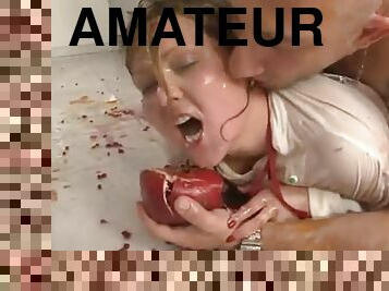 amateur, hardcore, cuisine, chienne, pute, méchant, fétiche, dure