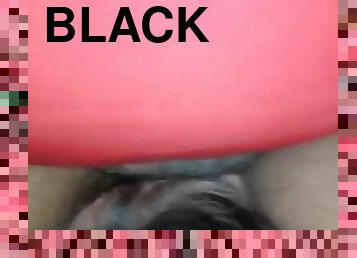Big black booty facesitting