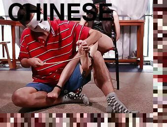 Blindfolded In Latex - Chinese Bondage
