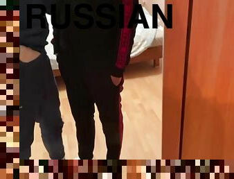 Russian guys in sportswear