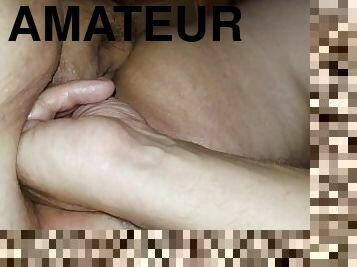 Old Amateur American BBW Real Couple has straight missionary sex with orgasm finish - Thumper-n-Dais