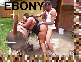 Chubby Ebony Bbw Takes A Ride On Huge Black Monster - M