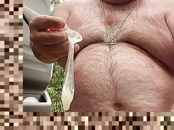 papa, masturbation, vieux, en-plein-air, amateur, ejaculation-sur-le-corps, énorme-bite, gay, ejaculation, américaine