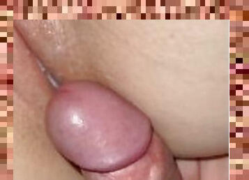 Anal with a thick cum shot