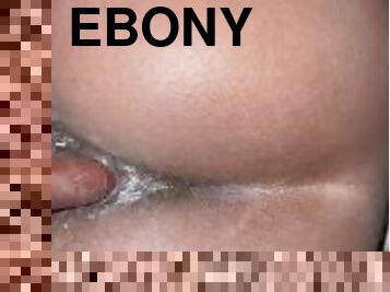 Ebony backshots in living room