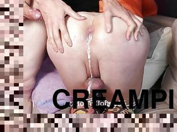 Awesome closeup anal breeding compilation cumshot and creampie boy ass