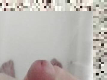 Shower masturbation. Jerk off till cum