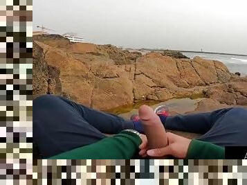 masturbation, monstre, public, black, plage, ejaculation, britannique, solo, tchèque, exhibitionniste