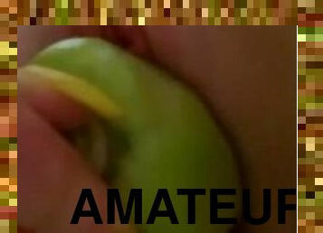 masturbation, amateur, solo, légume