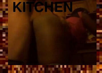 Me and my ex... Hitting her from the back in the kitchen