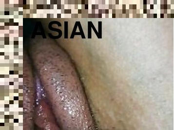 PLAYING WITH MY ASIAN STEP SISTER WET PUSSY
