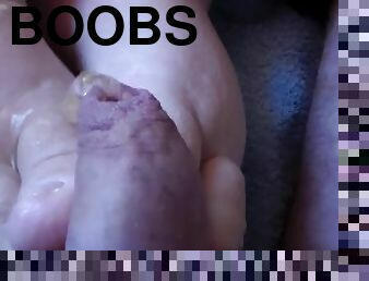 Closeup of John Peeing on Jens Feet