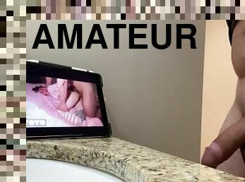 énorme, masturbation, amateur, ejaculation-sur-le-corps, solo, fumer