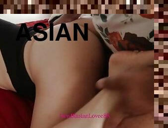 asiatique, sport, amateur, interracial, ejaculation-interne, black, couple