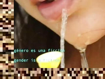 amateur, lesbiana, latino, mexicano, fetichista, a-solas, bizarro