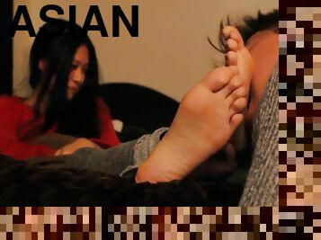 Ticklish Asian Feet