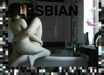 lesbian romantic bath time