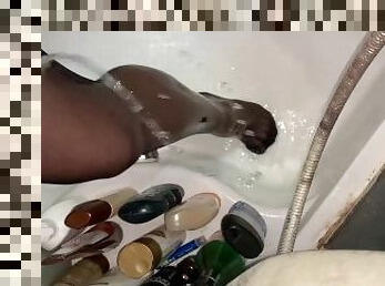 Just Foot Fetish in Shower - Washing my Legs