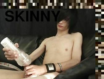 Skinny Uncut British Emo Twink Wanks