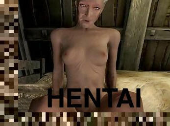 nagymell, maszturbálás, öreg, érett, szopás, kézimunka, nézőpont, fiatal-18, hentai, idősebb