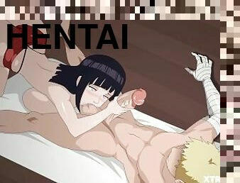 Naruto and Hinata fuck while Boruto and Himawari are not at home - Boruto (Hentai)