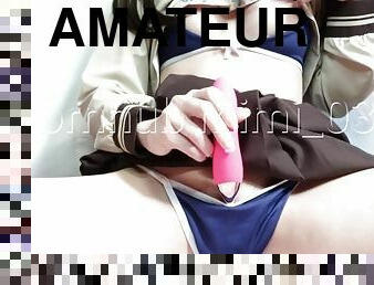 clito, masturbation, orgasme, chatte-pussy, maigre, amateur, ados, jouet, japonais, hentai