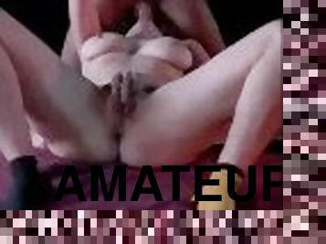 gros-nichons, masturbation, orgasme, amateur, fellation, allemand, bite