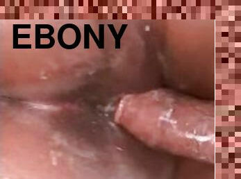 Tight pussy ebony takes bbc