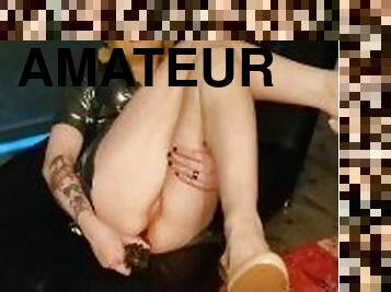 masturbation, chatte-pussy, amateur, anal, jouet, doigtage, sale, culotte, blonde, pute