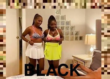 Osa Lovely Presents “Court Her” All Black 3some part 1 of 3