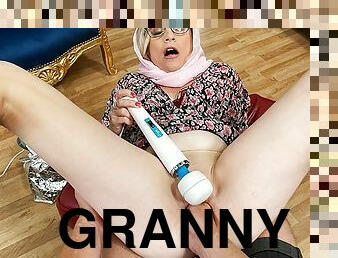 granny prolapse her cervix by anal fist