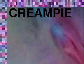 Let him creampie my tight pink pussy